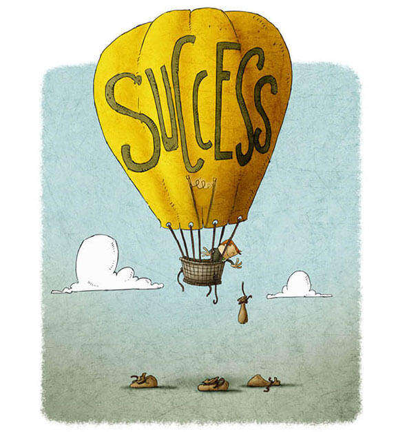 Illustration of hot air balloon