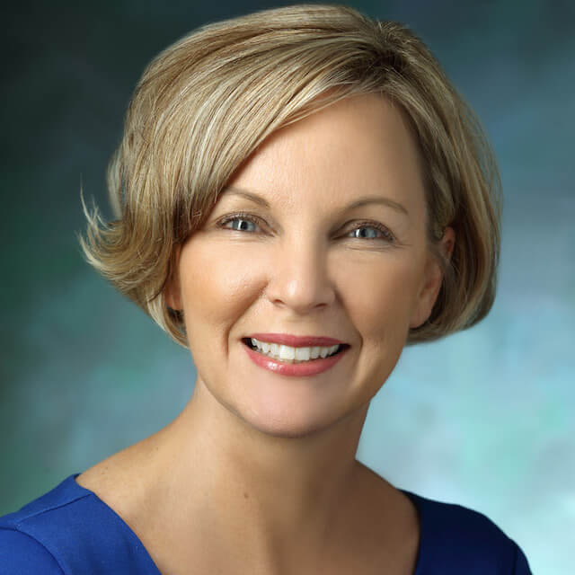 A photo shows Karen Horton.