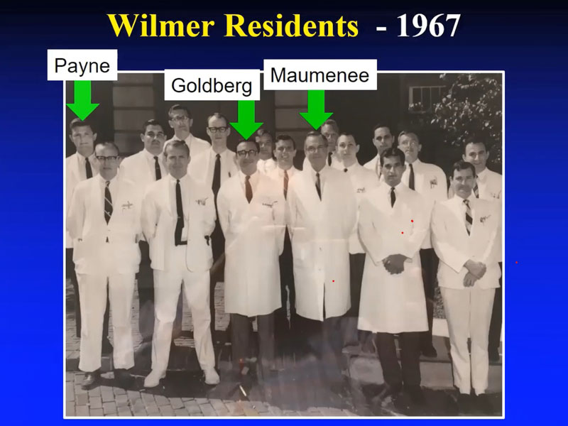 Wilmer Eye Institute residents in 1967