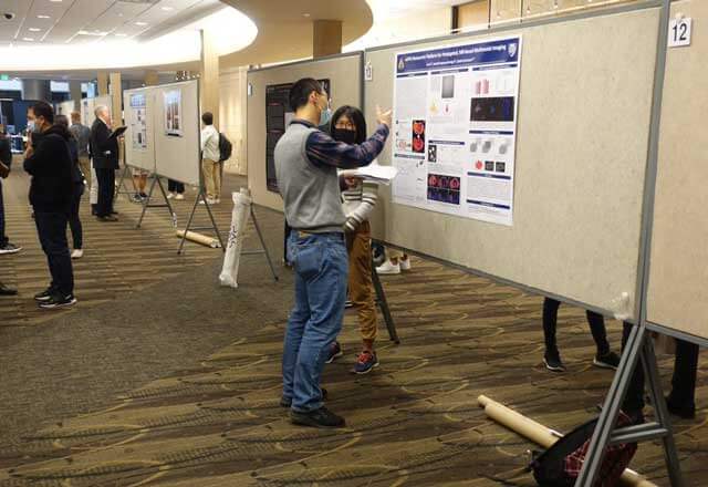 Presentation of a posters at Research Day.