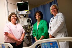 photo of Hopkins nurse managers, in a clinical setting