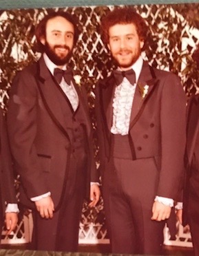 Michael, left, and Bill in their 20’s