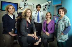 Margaret Skinner, second from left, along with members of the Multidiciplinary Pediatric Aerodigestive Team.