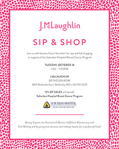 J McLaughlin Sip &amp; Shop 