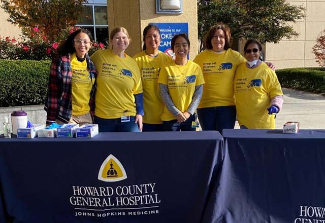 Howard County General Hospital Volunteers October 2022