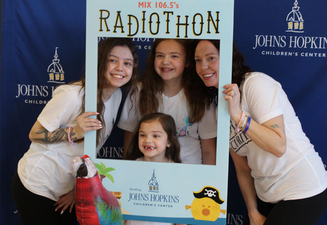 Radiothon volunteers having fun during 2023 event