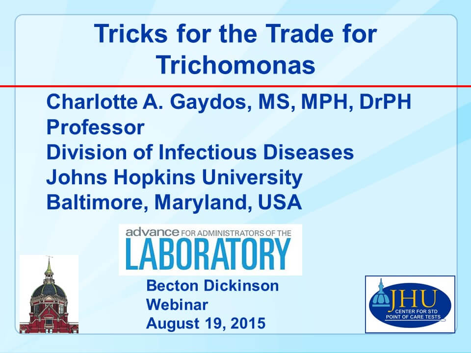 Tricks for the Trade for Trichomonas