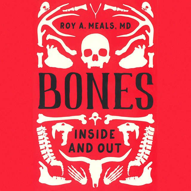 Image of a book cover with skeletal bones