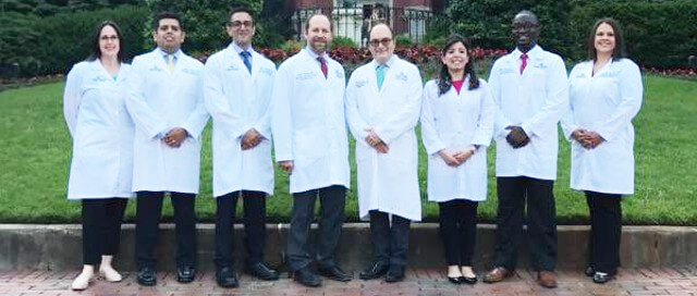 PM&amp;R resident class of 2017 with Dr. Celnik and Dr. Mayer