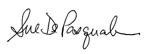 Sue Depasquale signature