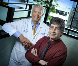Allan Belzberg, left, and Michael Caterina co-direct the Neurosurgery Pain Research Institute at Johns Hopkins – To Control, Prevent and Eliminate Pain.