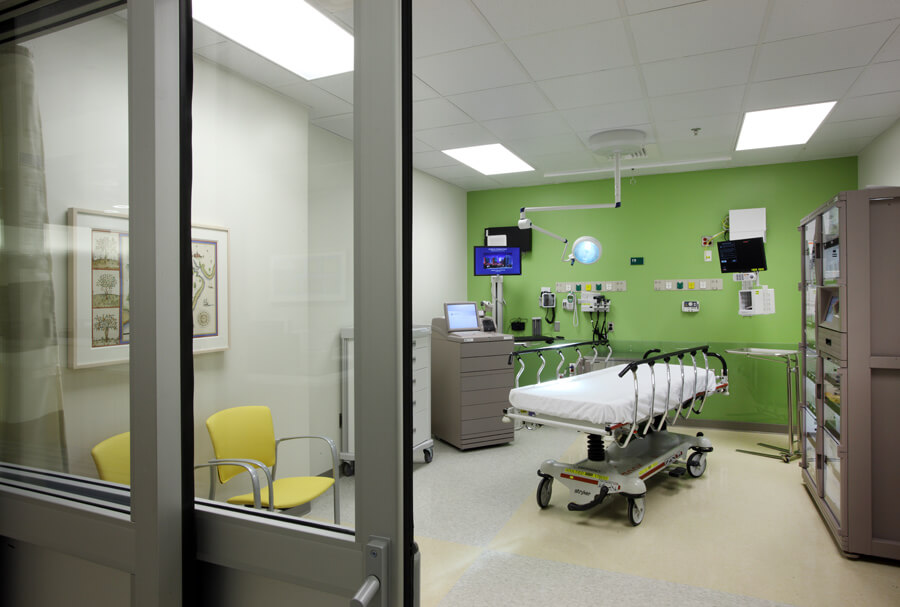 Emergency Department patient rooms