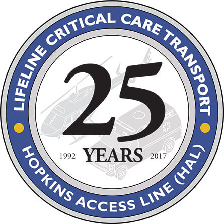 Lifeline HAL 25 years badge