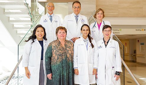 Margaret Showel, M.D., and the Hematologic Malignancy Team