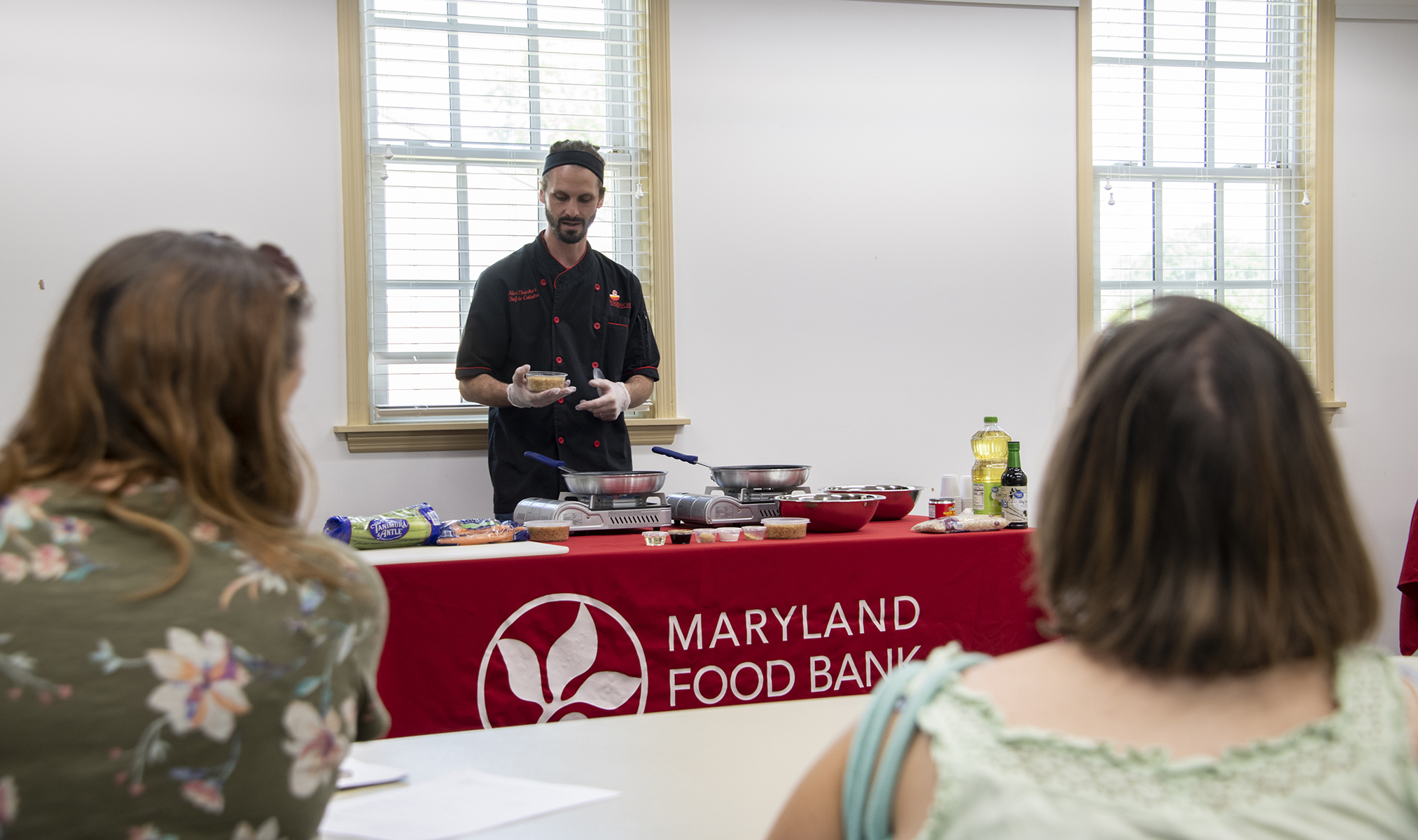 Priority Partners Maryland Food Bank Cooking Demo