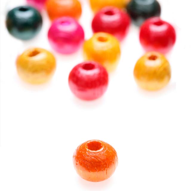 multi-colored beads