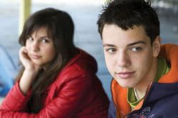 two teenagers