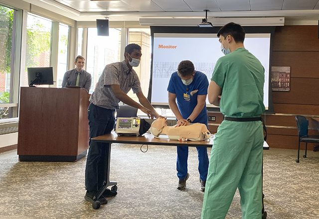 Medical Education Pathway residents perform CPR