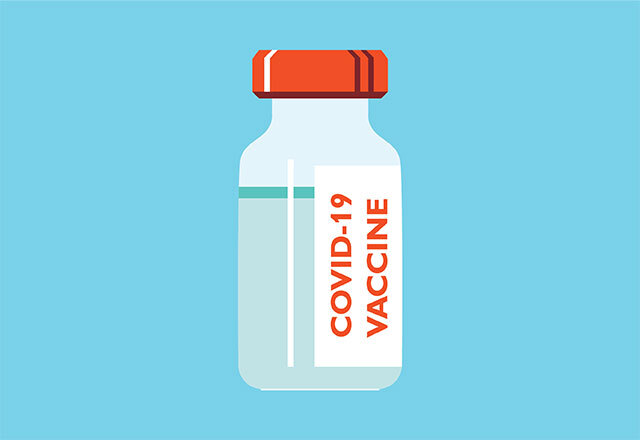 vaccine bottle graphic