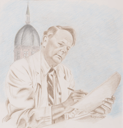 Illustration of Dr. William R. Bell