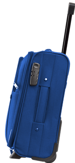 blauer Koffer
