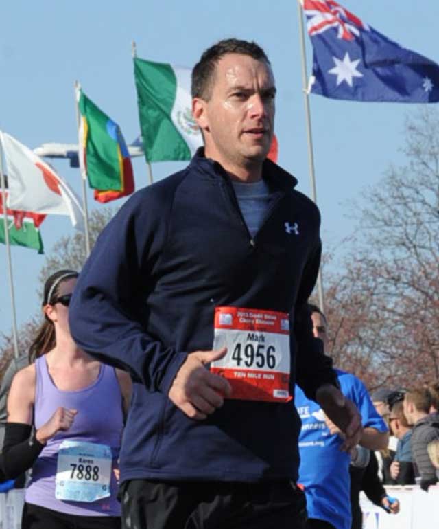 Mark Reyero running
