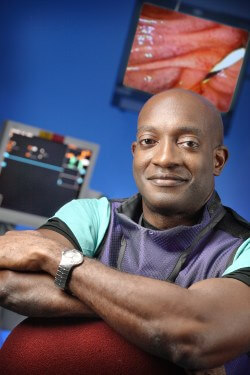 Patrick Okolo, chief of gastrointestinal endoscopy