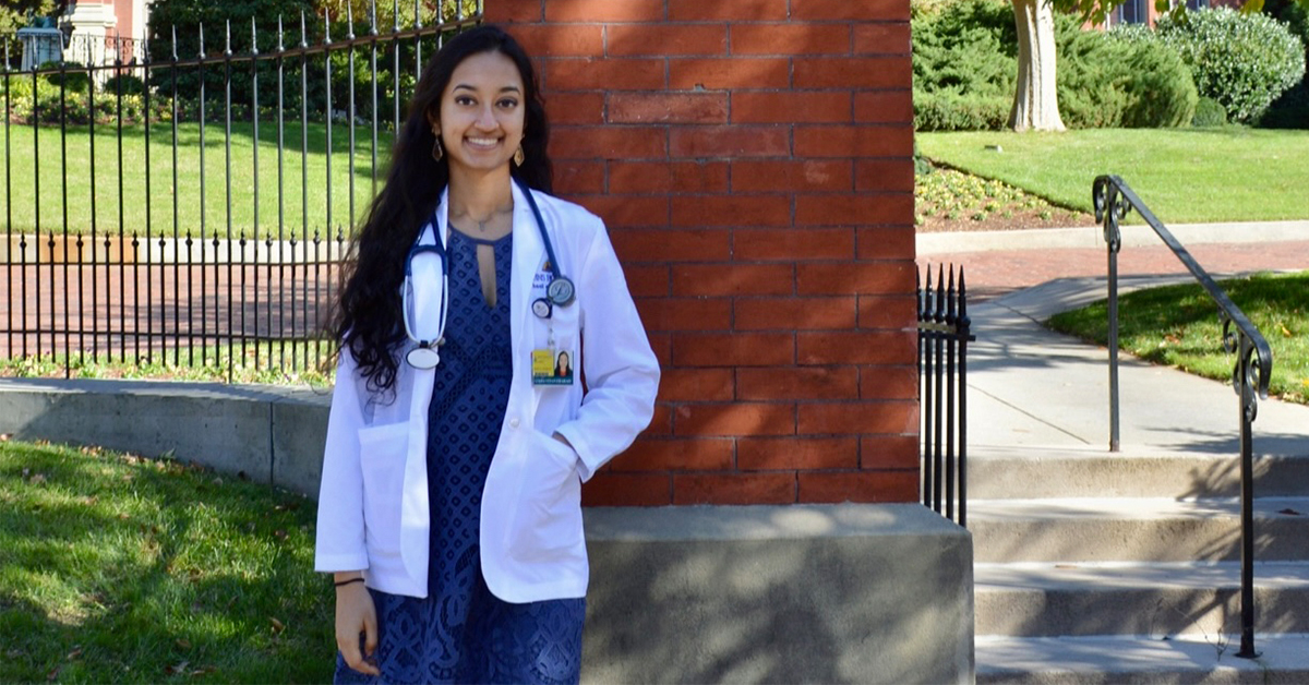 First-year Johns Hopkins medical student Lekha Yesantharao led a refugee youth mentorship program and organized a career opportunities panel during her service year. 