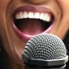 mouth and microphone